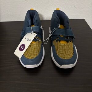 Cat & Jack Kids' Navy and Mustard Athletic Sneakers - Toddler Size 11